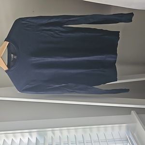 Men's  Medium Banana Republic Navy 100% Merino Wool Sweater